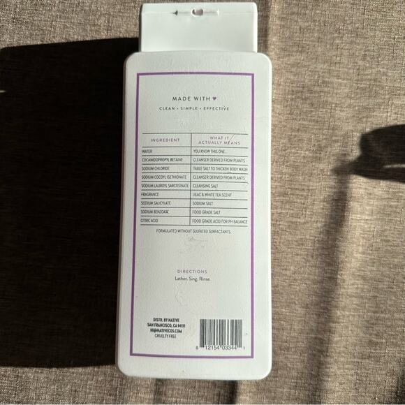 Native Lilac & White Tea Body Wash Clean, Simple, Effective 18 fl oz** NEW *** - Picture 6 of 6